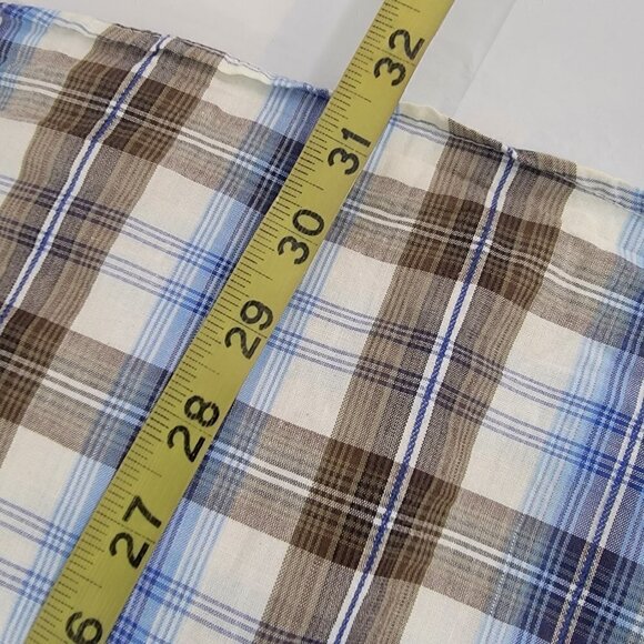 Sportier Men’s Western Wear Pearl Snap Button Down Plaid Shirt - Medium - Picture 9 of 14